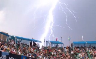 El impresionante rayo que se vio en el Open de Australia