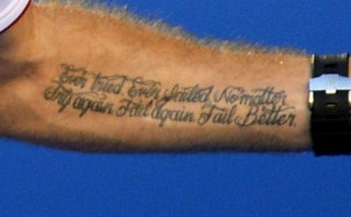 Wawrinka y el tatuaje motivador del campeón de Australia