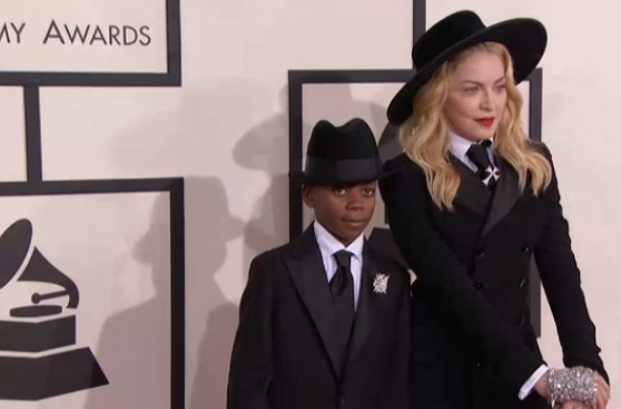 Madonna y su hijo acapararon miradas en los Grammy 2014