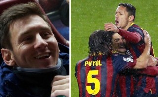 Barcelona goleó 5-1 al Levante y dejó a Messi en banca