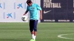 Neymar hizo esto con el balón y Barza lo comparó con un "mago"
