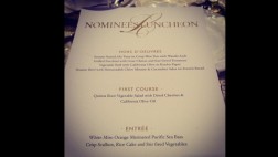 Los nominados al Oscar probaron quinua en tradicional almuerzo