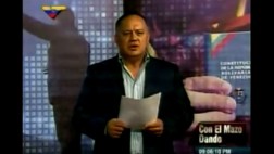 Diosdado Cabello estrena programa de TV atacando a opositores