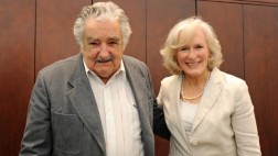Glenn Close se reunió con el presidente uruguayo José Mujica