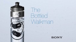 Los nuevos Walkman de Sony vienen en una botella de agua