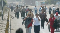 Pobladores de Casma protestan en la Panamericana Norte