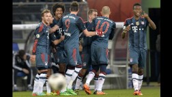 Bayern goleó 5-0 al Hamburgo y está en semis en la Copa Alemana