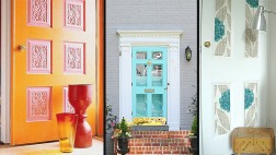 Llena de alegría tu casa desde la entrada decorando las puertas