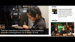 Argentina: Sujetos irrumpen en diario y amenazan a periodistas