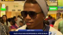 Andy Polo viajó a Italia para firmar por el Inter de Milán