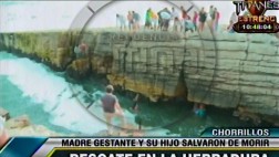 Bañistas saltaron de La Herradura para salvar a madre e hijo
