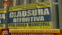 Local donde asesinaron al hijo de Carlos Burgos fue clausurado