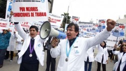 Gremios de salud anuncian frente único para huelga nacional