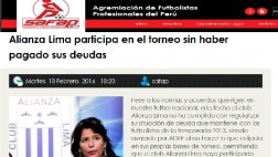 La Agremiación acusa: "Alianza Lima está jugando indebidamente"