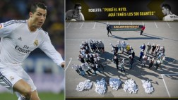 Arquero consiguió los 500 guantes que perdió en apuesta con CR7