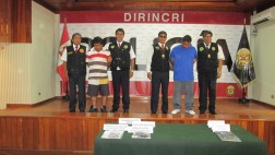 Dos presuntos ladrones de vehículos fueron capturados