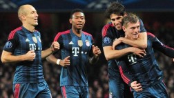 Bayern Múnich derrotó 2-0 de visita al Arsenal por Champions