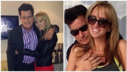 Prometida de Charlie Sheen sigue casada con su ex pareja
