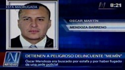 Escurridizo delincuente ‘Memín’ fue capturado en el Callao