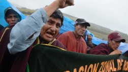 Reinician protestas contra proyecto minero Cañariaco
