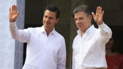 Santos felicitó a Peña Nieto por captura de 'El Chapo' Guzmán