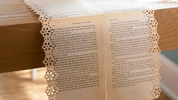 Reutiliza las páginas de tus libros antiguos y decora tu casa
