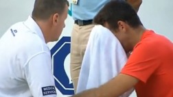 Del Potro se lesionó la muñeca en Dubái y rompió en llanto