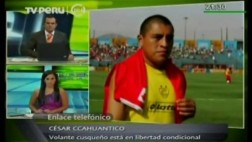 César Ccahuantico: "Tengo las ganas de volver a jugar"