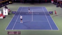 Federer fue ovacionado por este fabuloso punto ante Berdych