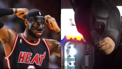 LeBron James se compara con Batman por la máscara que lleva