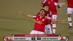 Juan Aurich derrotó 3-2 a León con triplete de Germán Pacheco