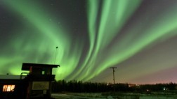 ¿Qué tan al sur ha llegado alguna vez la aurora boreal?