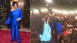 Liza Minnelli intentó salir en el selfie del Oscar pero...