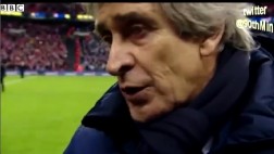 Pellegrini se confunde y dice que dirige al Manchester United