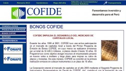 Cofide emitirá bonos en el mercado internacional este año