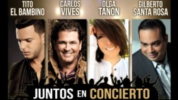 Carlos Vives y Gilberto Santa Rosa juntos en Lima