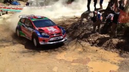 Nicolás Fuchs y su paso en el Shakedown del Rally de México