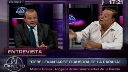 Malzón Urbina y Augusto Thorndike se insultaron en TV