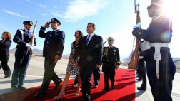 Heredia rompió protocolo en Chile: caminó por la alfombra roja