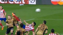 La sensacional chalaca que pudo terminar en golazo del Atlético