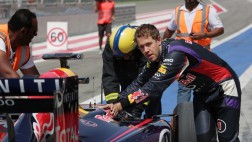 Vettel le puso nombre de mujer a su vehículo de Fórmula Uno