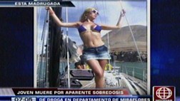 Miraflores: hallan a modelo que habría muerto por sobredosis