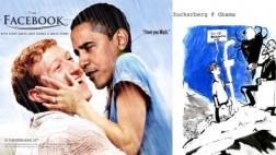 Ilustran con humor la llamada de Zuckerberg a Barack Obama