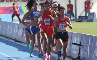 Inés Melchor ganó oro en 5 mil metros en Juegos Odesur 2014