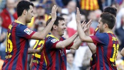 Barcelona goleó 7-0 a Osasuna con triplete de Lionel Messi