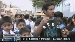 Alumnos de colegio lleno de ratas siguen sin iniciar clases