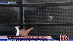 Extorsión en Los Olivos: un herido dejó la explosión de granada