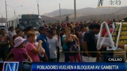 Vecinos de Ventanilla tomaron de nuevo avenida Néstor Gambetta