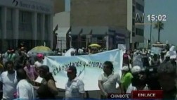 Chimbote: hija de Ezequiel Nolasco encabezó marcha