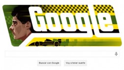 Google rindió homenaje a Ayrton Senna por su cumpleaños